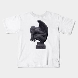 Cthulhu sculpture Kids T-Shirt